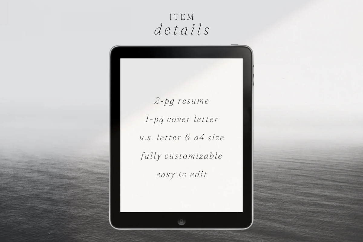Creative Resume Template Canva, a Resume Template by frommakertomaker (Photo 7 of 8)