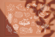 Thanksgiving Procreate Stamps Set, a Brush Add-On by MakeMyPlaceDesign (Thumbnail 2 of 2)