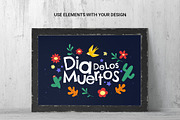 Mexican Dia De Muertos Illustrations, an Illustration by DesignerCandies (Thumbnail 5 of 8)