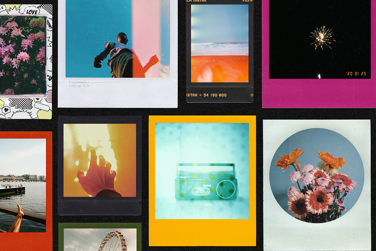 15 Instax Photo Polaroid Film Frames, an Object Graphic by smishura (Photo 2 of 6)