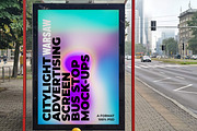 Warsaw Citylight Ad Bus Stop 11 v2, an Advertising Mockup by Graphic Shelter (Thumbnail 7 of 7)