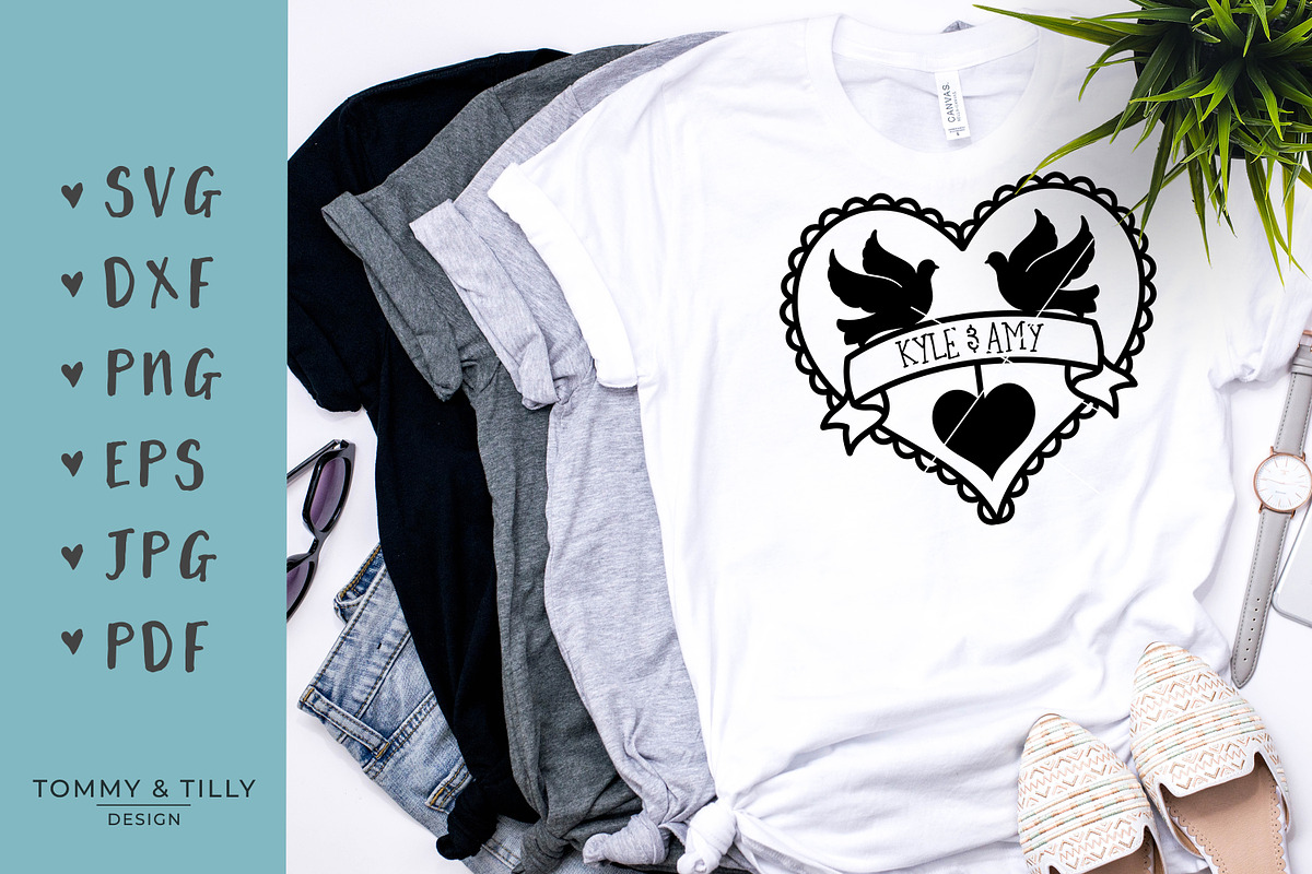Romantic Hearts Collection - Vector, an Object Graphic by Tommy & Tilly Design (Photo 8 of 8)