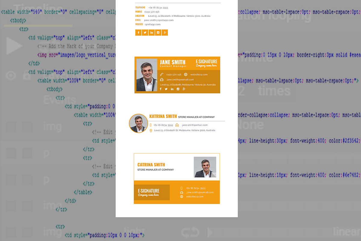 R35 HTML Responsive E-Signature, an Email Template by QuickArtisan (Photo 27 of 27)