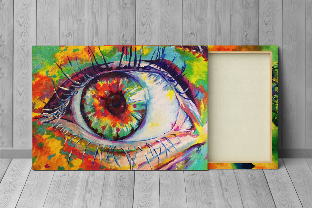 Landscape Canvas Mock-Up, a Pens & Pencil Mockup by MassDream (Photo 6 of 9)