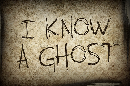 I KNOW A GHOST, a Script Font by TypeKatsu