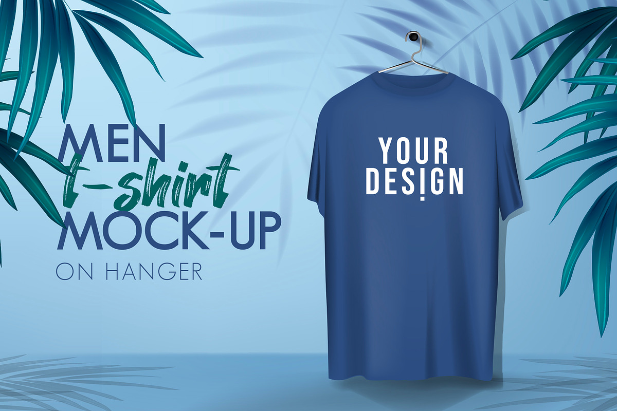 Men's basic t-shirts mockup, a Shirt Mockup by George Rod (Photo 3 of 5)