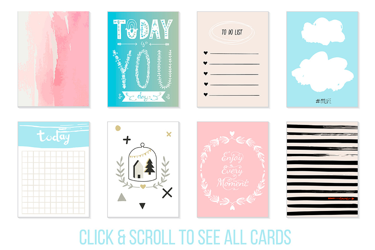 Creative Life Journaling Cards, a Card Template by Le Chernina (Photo 2 of 2)