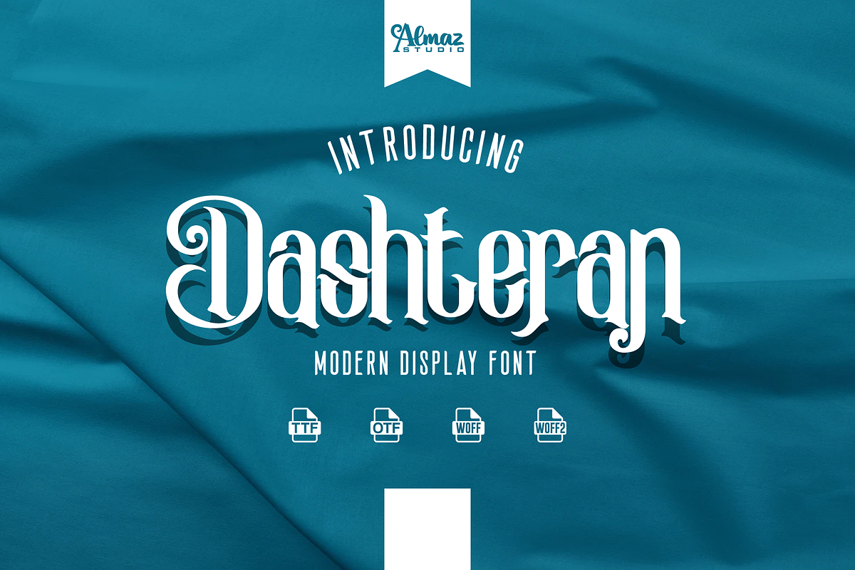 Dashteran, a Script Font by almazstudio (Photo 1 of 10)