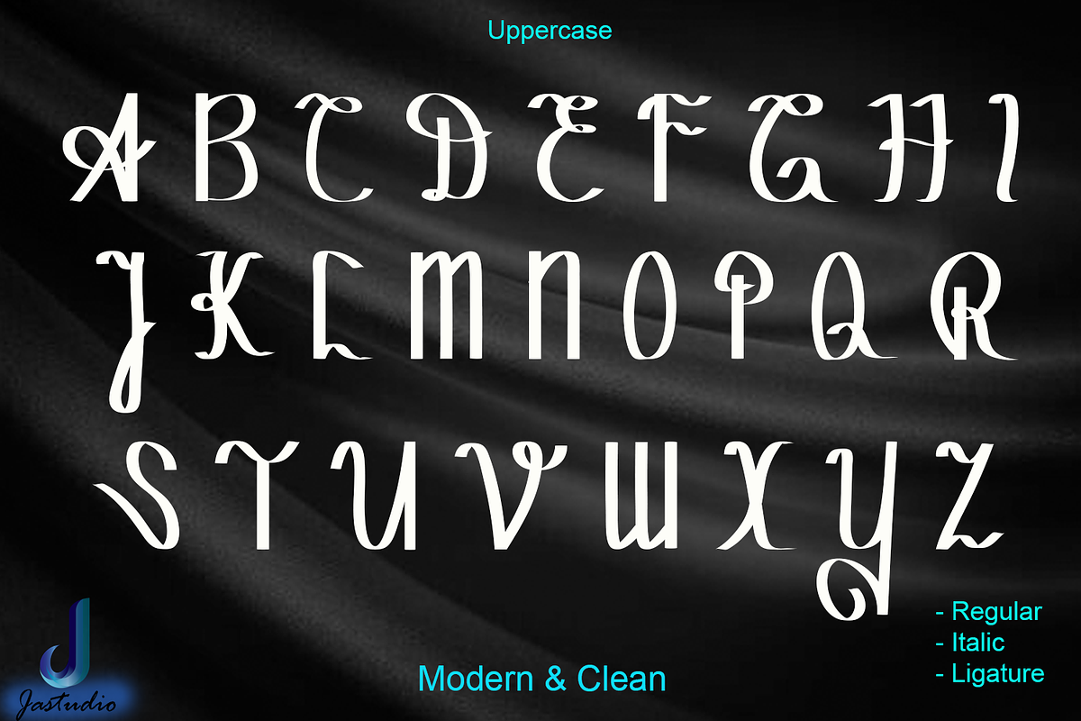 Modern Sans Serif Typeface Font, a Sans Serif Font by jastudio123 (Photo 4 of 8)