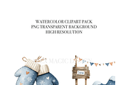 25 Snowman Clipart, a Decorative Illustration by Pati Charm Studio (Thumbnail 5 of 8)