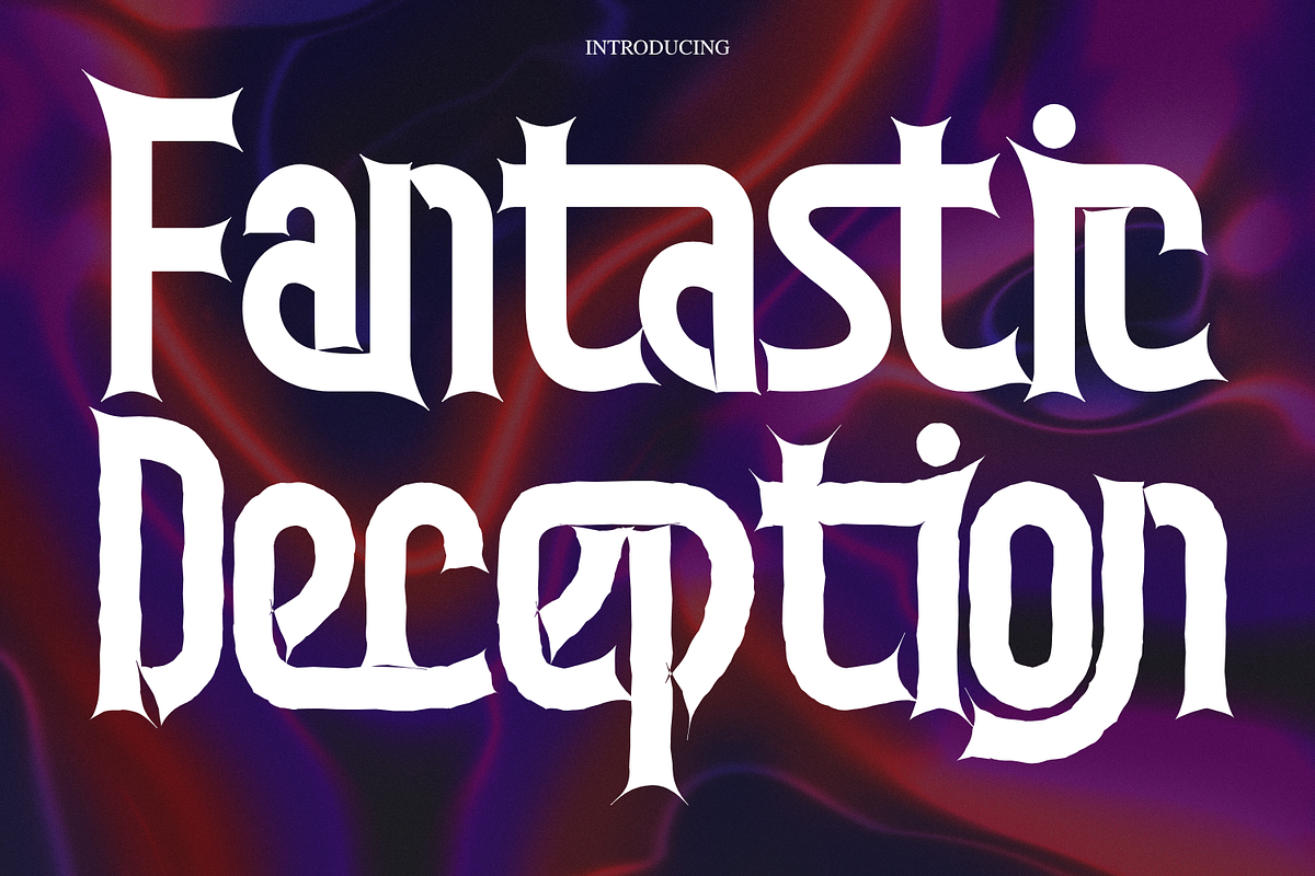 Fantastic Deception Font, a Serif Font by 177Studio (Photo 1 of 9)