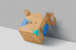 Goody Favor Box Mockups