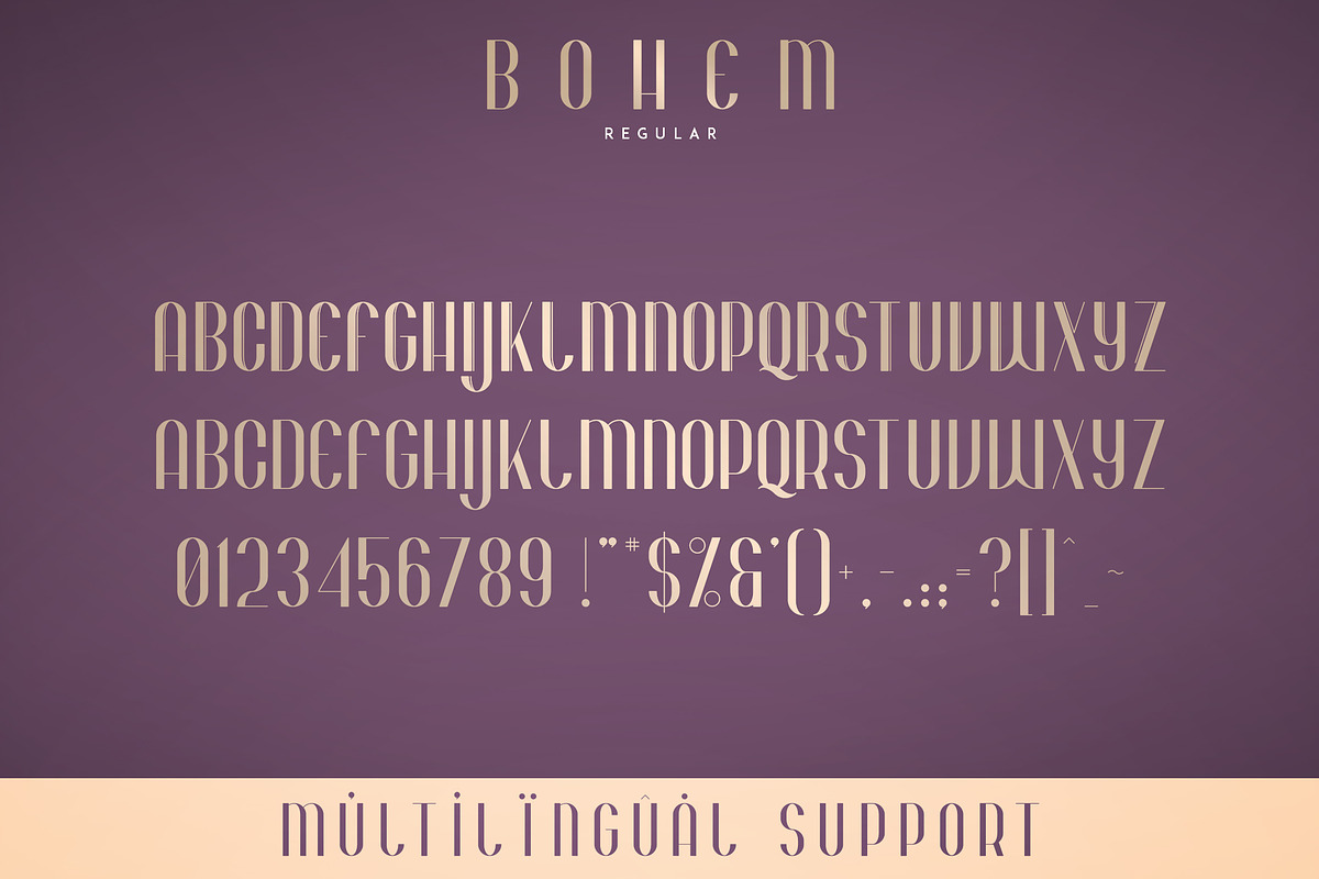 Bohem - Display font | 2 styles preview 7