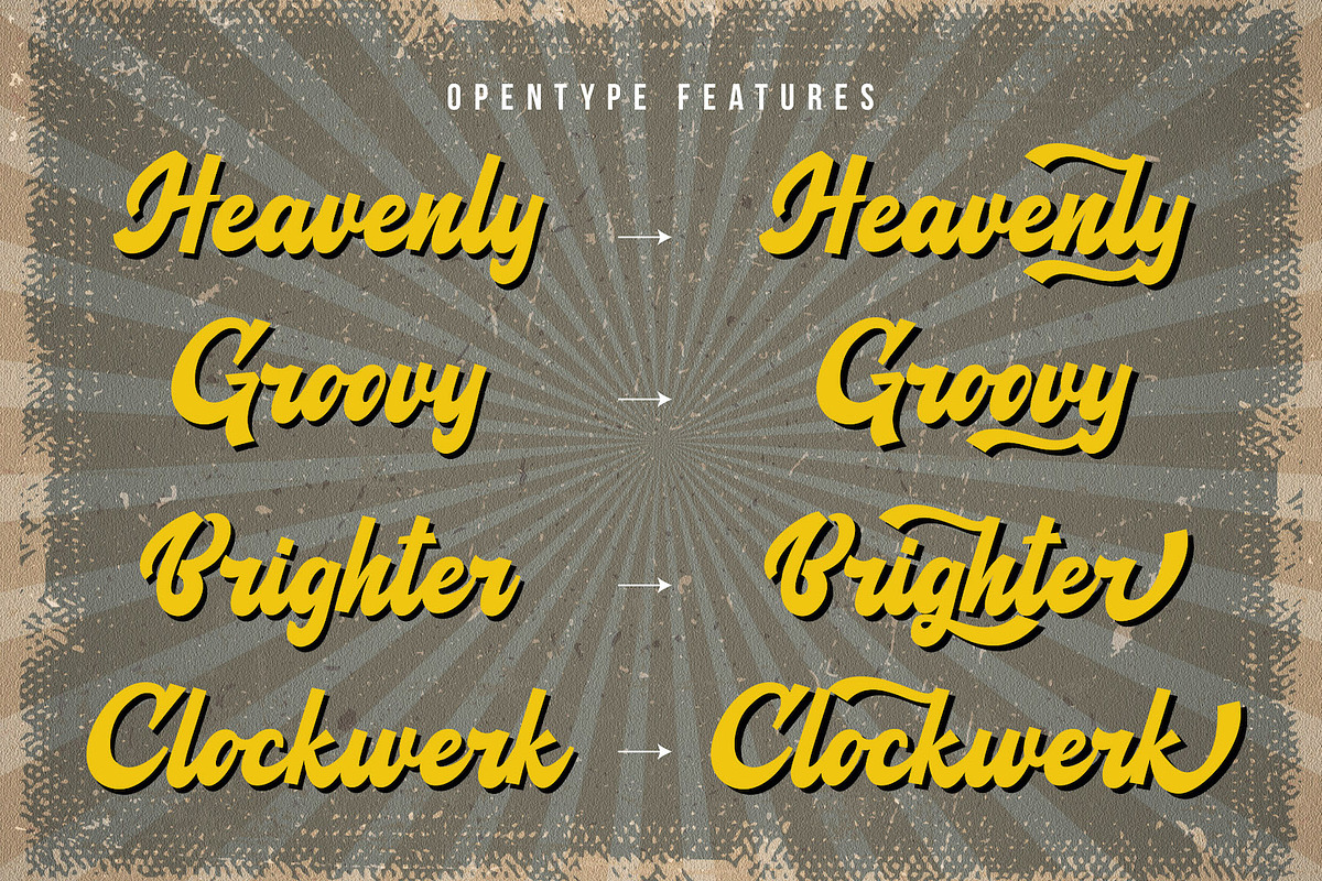 Agies Fresh - Retro Bold Script Font, a Script Font by StringLabs (Photo 3 of 14)