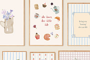 Cottagecore Clipart Frames Posters, a Decorative Illustration by whiteheartdesign (Thumbnail 15 of 21)