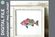 Preppy Fish Clipart Bundle, 22 PNG, an Animal Illustration by Enliven Designs (Thumbnail 6 of 8)