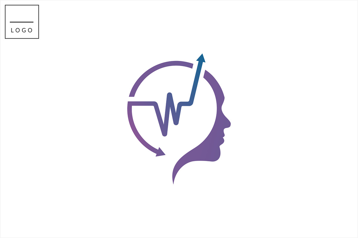 Brain Status Logo, a Branding & Logo Template by exe design