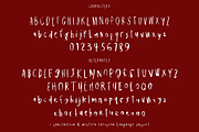 Lunatic Display Font, a Handwritten Font by Beck McCormick (Thumbnail 10 of 10)