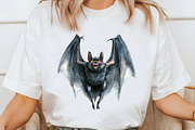 Quirky Halloween Bats Clipart, an Illustration by Libby Wishes (Thumbnail 4 of 6)