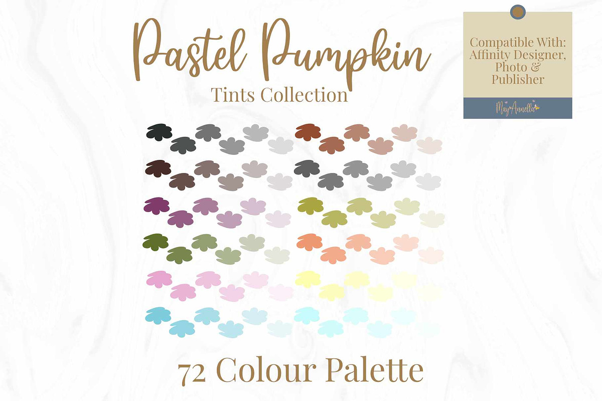 Autumn Pastel Palette 72 Colours, a Palette Add-On by May Annella (Photo 1 of 8)