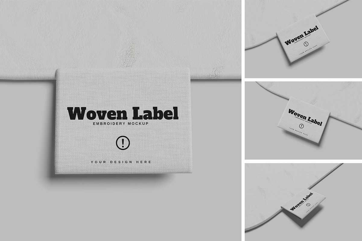 Woven Label Mockup, an Advertising Mockup by Twins_studio926 (Photo 1 of 5)