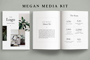 Megan CANVA Media Kit, a Magazine Template by Gillian Sarah (Thumbnail 10 of 10)