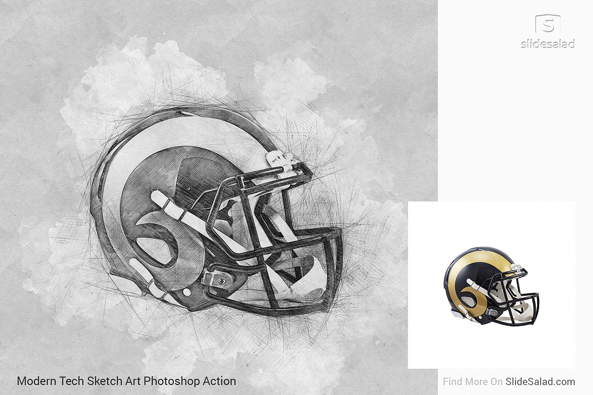 Tech Sketch Art Photoshop Action, an Action Add-On by SlideSalad (Photo 36 of 49)