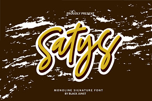 Satys - Monoline FONT