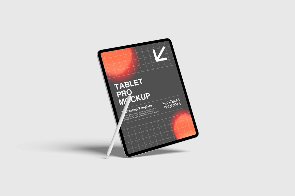 High Quality Tablet Screen Mockup, an iPad Mockup by AndikaGraphic (Photo 5 of 5)
