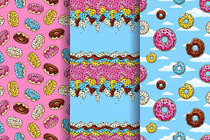 24 Donuts Patterns