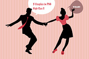 Lindy & Swing Party, an Illustration by La Inspiratriz (Thumbnail 3 of 5)