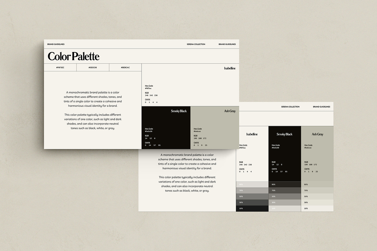 SERE / Brand Guidelines, a Presentation Template by Wildnun Studio (Photo 7 of 24)