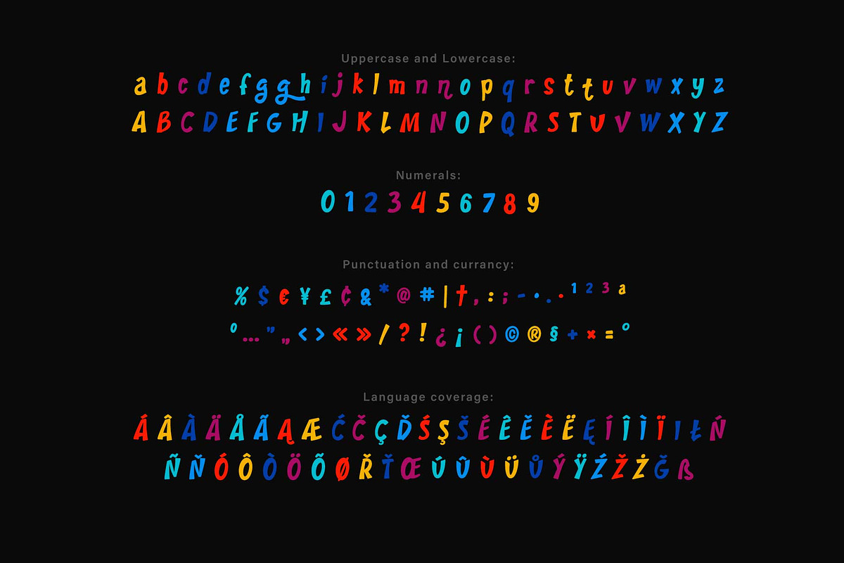 Kid Fun Font, a Font by artyway (Photo 2 of 7)