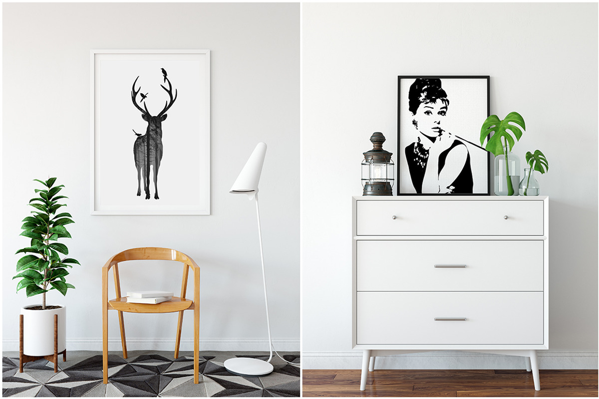 Frame Mockup Bundle Vol 3, a Print Template by Yuri-U (Photo 7 of 17)