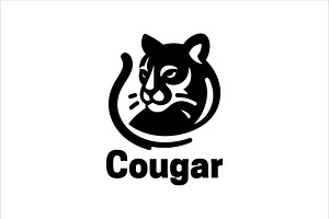 Cougar Logo Design, a Branding & Logo Template by Vectorium Studio