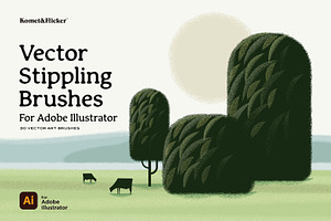 Vector Stippling Brushes, a Brush Add-On by Komet & Flicker