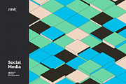 Social Media Vector Backgrounds V 03, a Background Graphic by dvtchk (Thumbnail 2 of 10)