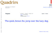 Quadrim - Serif Font Family, a Serif Font by Artistic & Unique (Thumbnail 15 of 16)