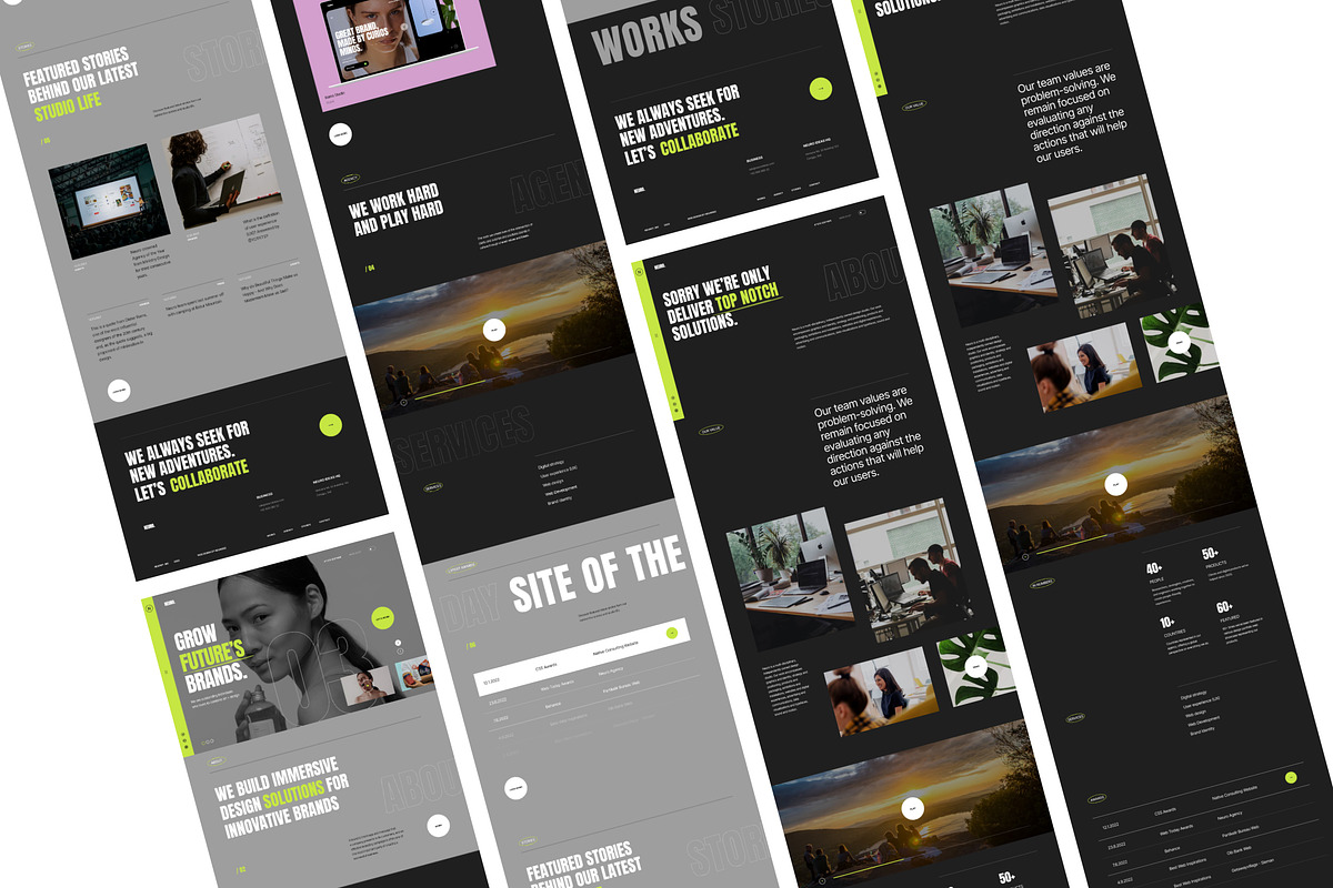 NEURO_02 - Creative Agency UI Kit, an UI Kit Template by neuwebz (Photo 9 of 10)