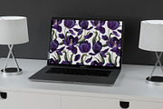 Black Tulips Seamless Pattern, a Pattern Graphic by MarynaPetrovska (Thumbnail 10 of 19)