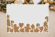 Vector Christmas gingerbread cookies, a Decorative Illustration by OKart.studio (Thumbnail 4 of 5)