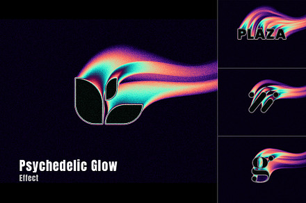 Psychedelic Glow Effect v1, a Layer Style Add-On by Opaq Studio