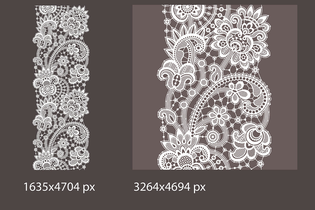 Lace seamless ribbons., a Pattern Graphic by Ajuga (Photo 8 of 8)