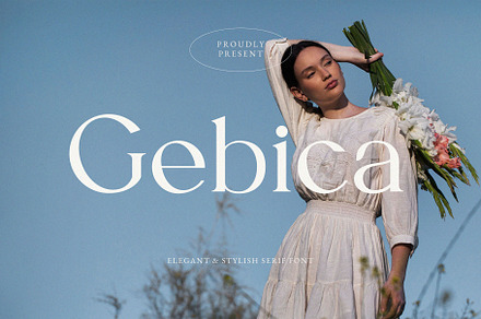 Gebica – Stylish & Elegant Serif