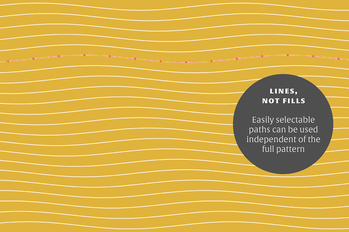 Waves Vol. 1 | 20 Vector Patterns, a Pattern Graphic by invisiblelayer (Photo 4 of 6)