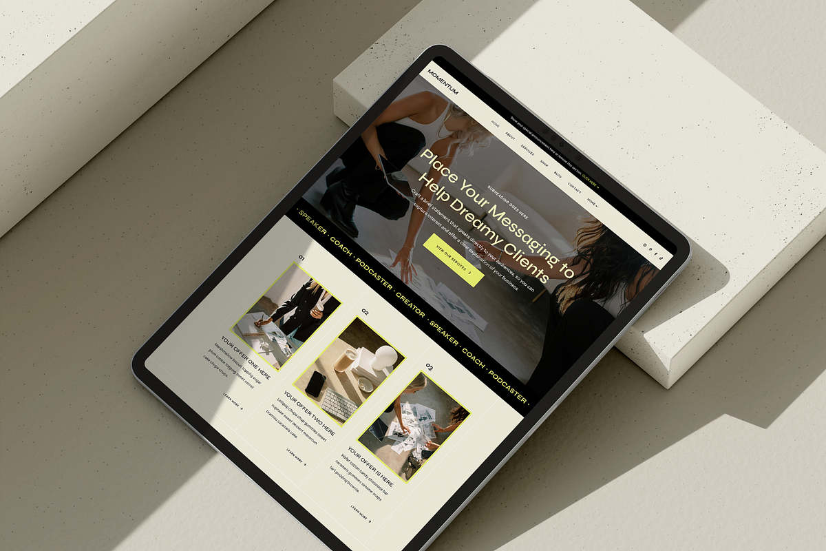 Momentum Elementor WordPress Theme, a WordPress Template by Bluchic (Photo 4 of 6)