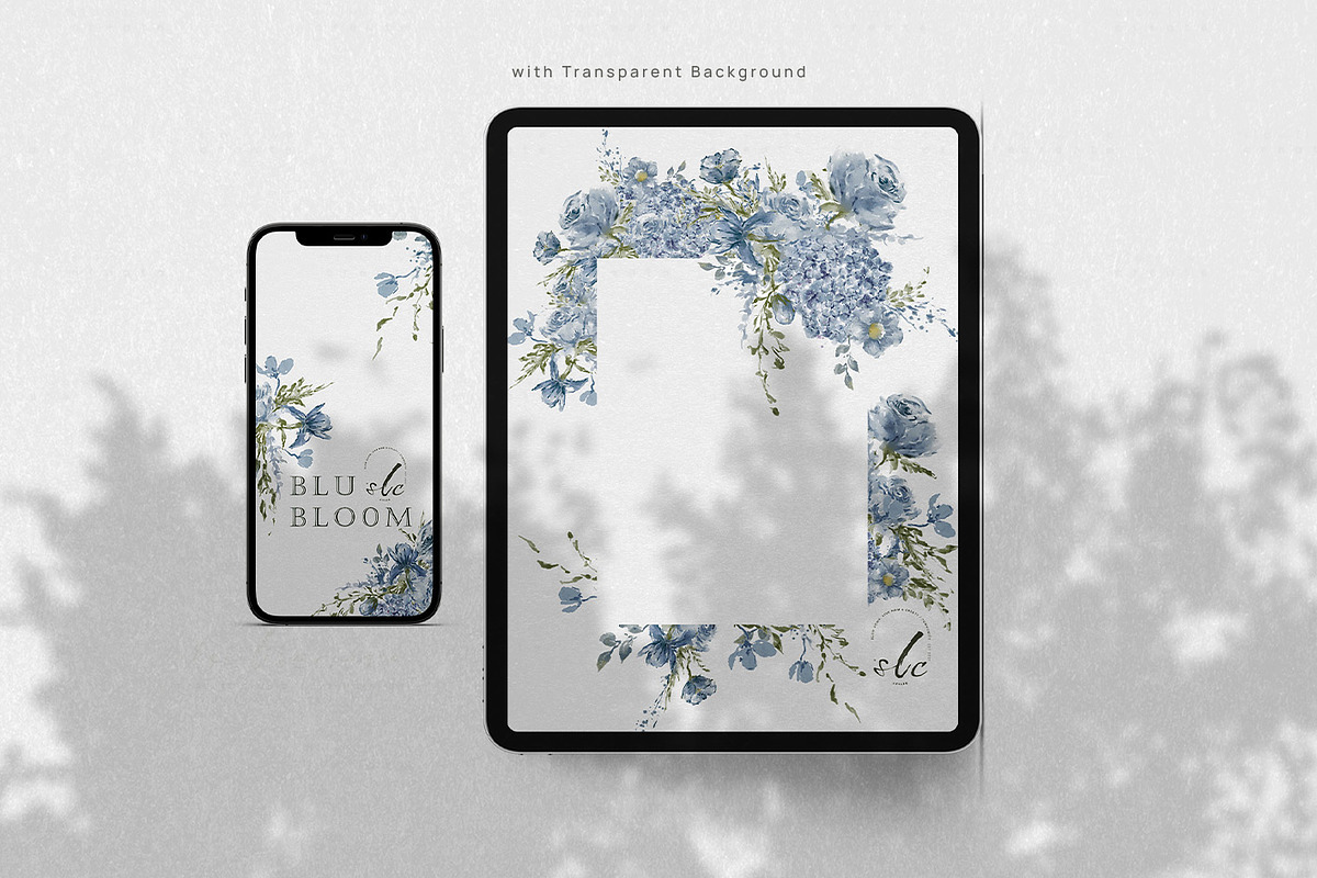 Bloom | Blue Watercolor Florals, an Invitation Template by slowlivecreate (Photo 7 of 7)