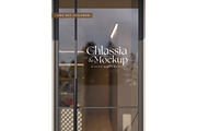 Window glass logo mockup, an Advertising Mockup by Mockthethics. (Thumbnail 5 of 11)