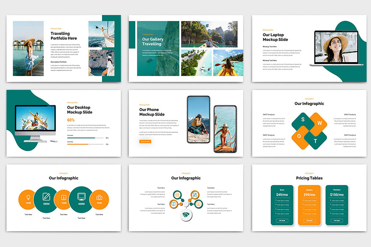 Travelo Presentation Template, a Presentation Template by TypeMakers (Photo 4 of 5)