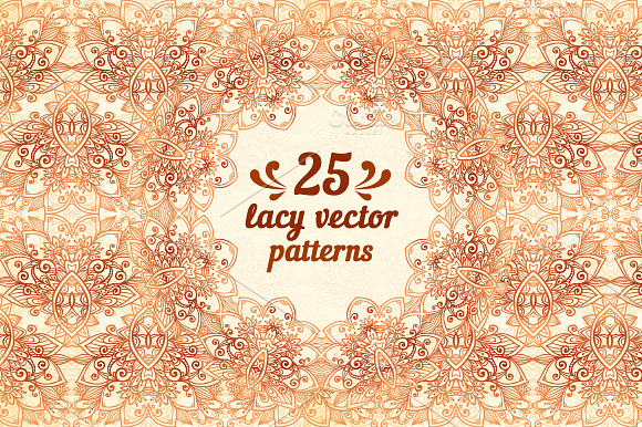 25 Wonderful Vintage Vector Patterns